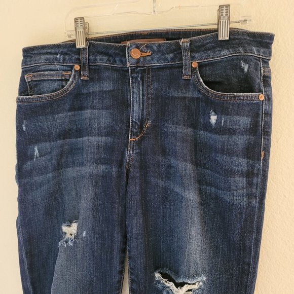 Joe's Jeans Esther Distressed Skinny Jeans Size 30 - Picture 4 of 8